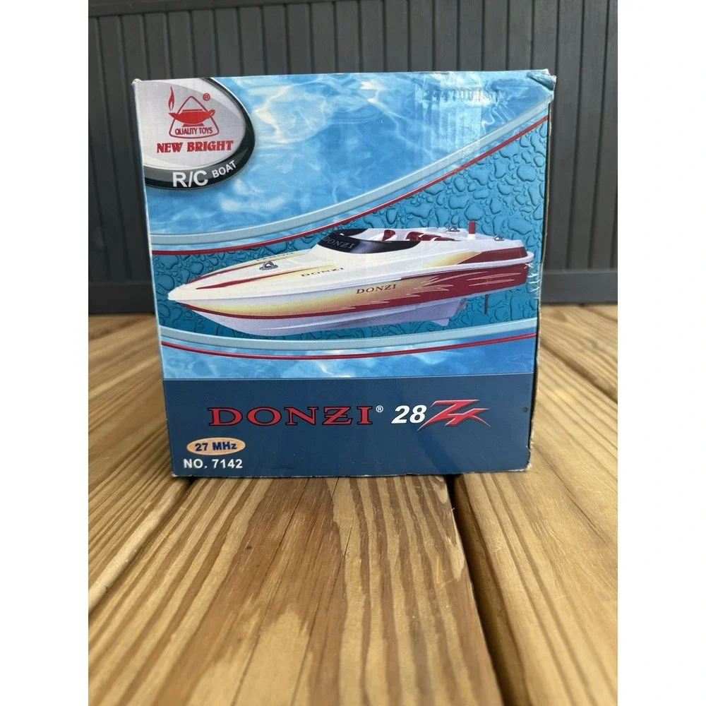 確認 Vintage 2007 NEW Bright Marine Donzi 28 ZX RC Speed Boat Remote